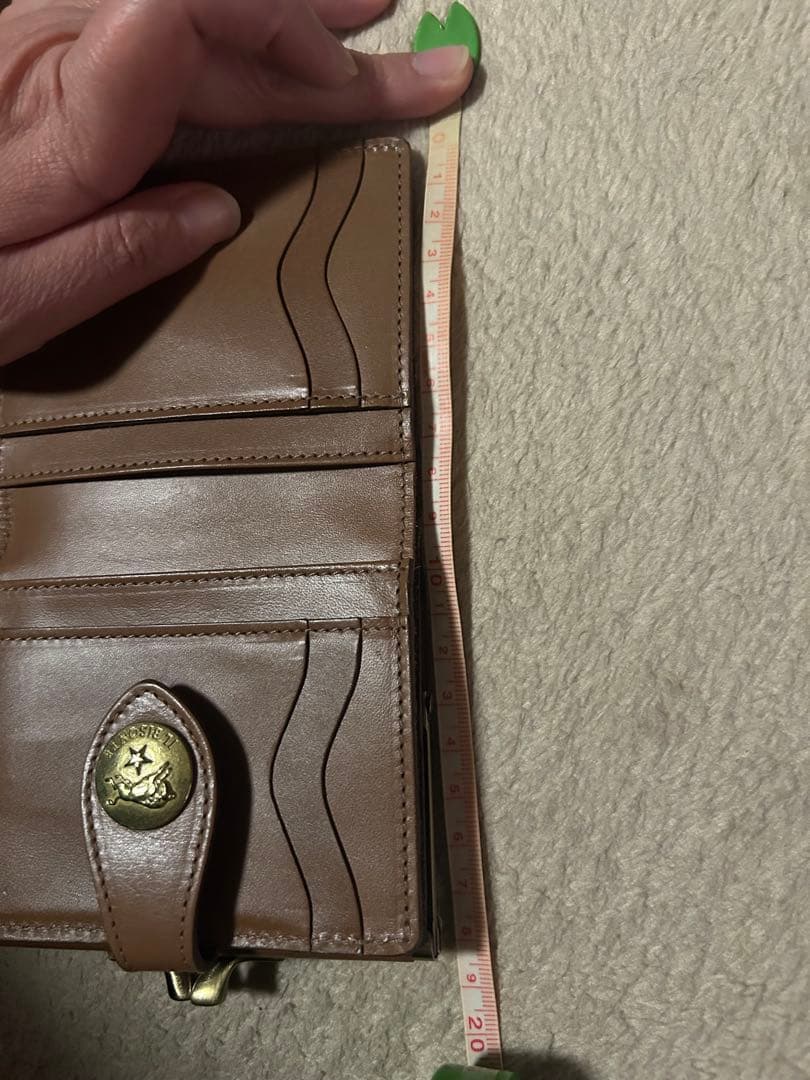 IL BISONTE ブラウン 二つ折り財布