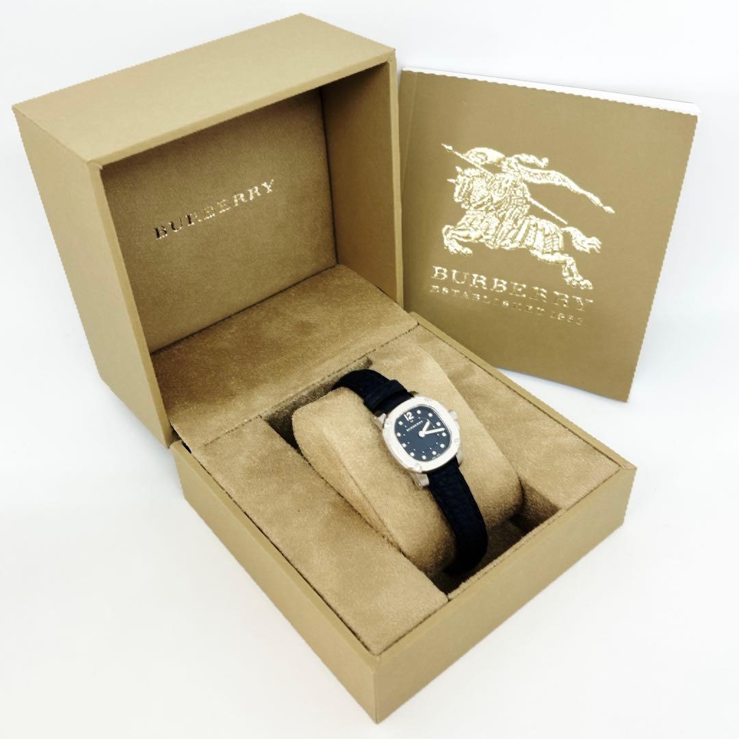 バーバリー 時計 ブリテン ダイヤ クォーツ BURBERRY 美品 箱付