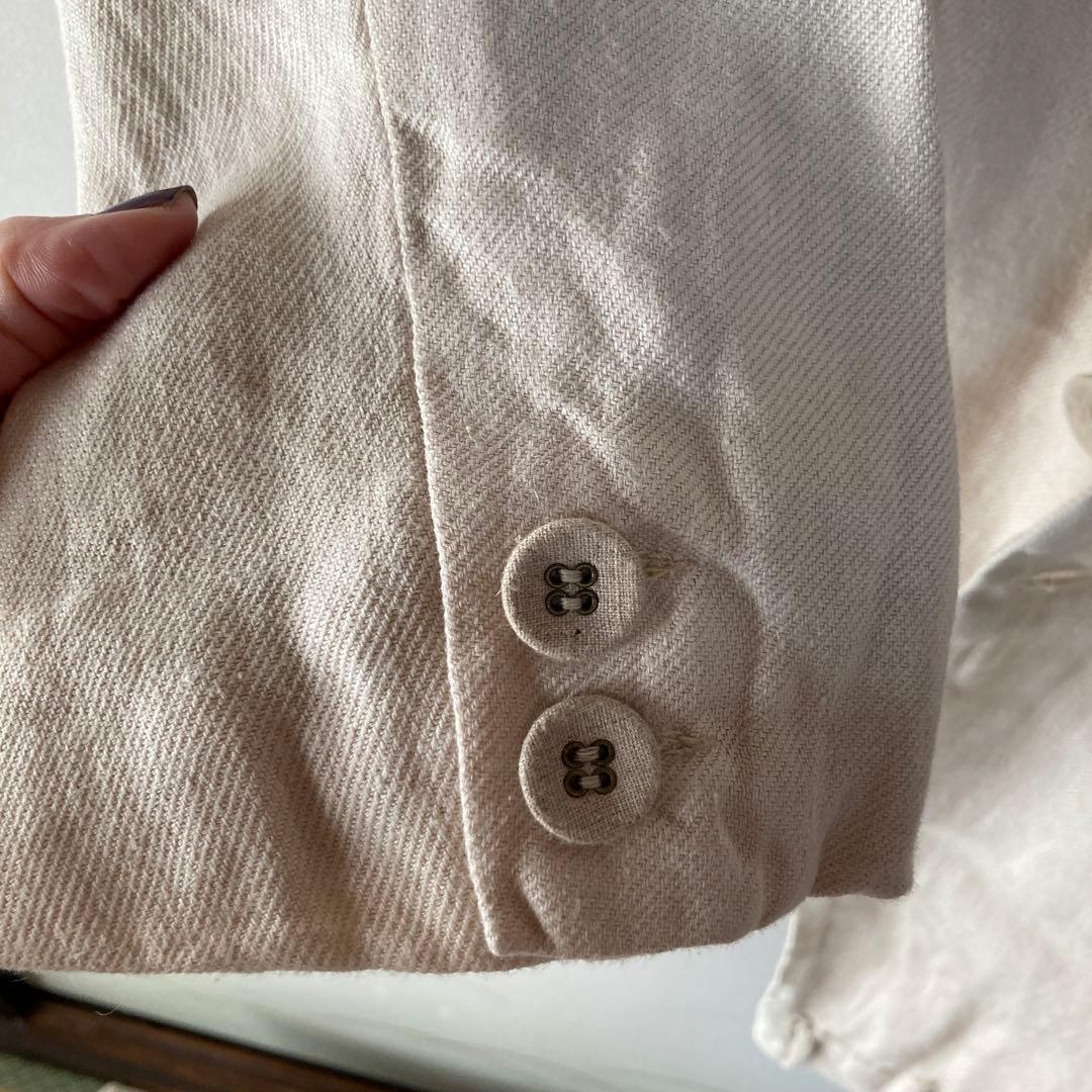 【新品】パドカレ チェスターコート　38 麻