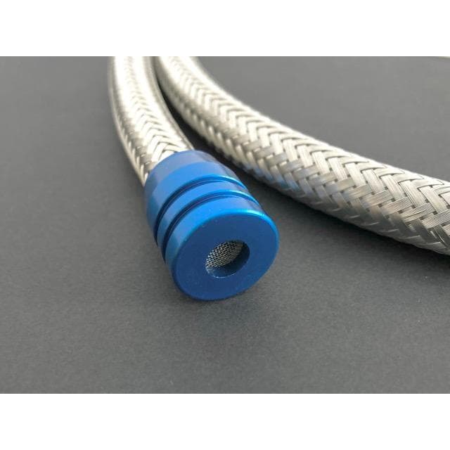 ☆メッシュブリーザーホース　青赤　カワサキ　スズキ