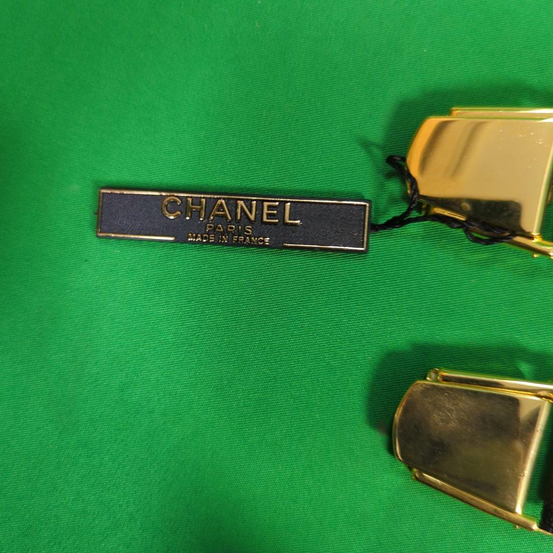 シャネル アームバンド ヴィンテージ ブラック ゴールド