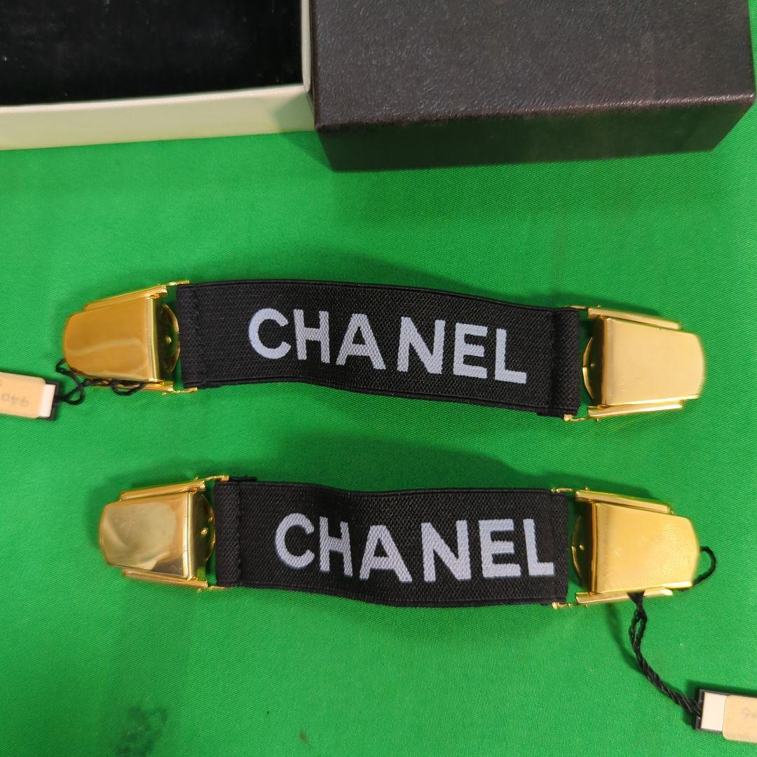 シャネル アームバンド ヴィンテージ ブラック ゴールド