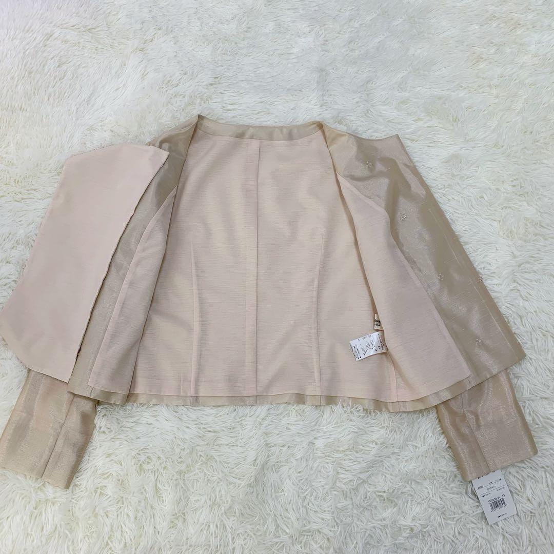 【新品タグ付】 東京ソワール 2WAY レース胸当て付 ジャケット 13号 LL