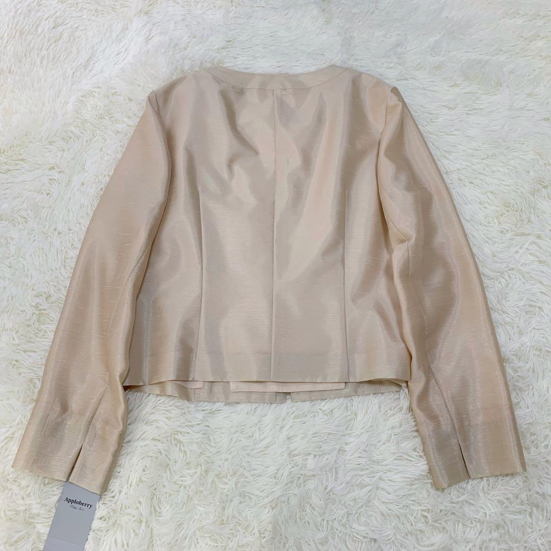 【新品タグ付】 東京ソワール 2WAY レース胸当て付 ジャケット 13号 LL