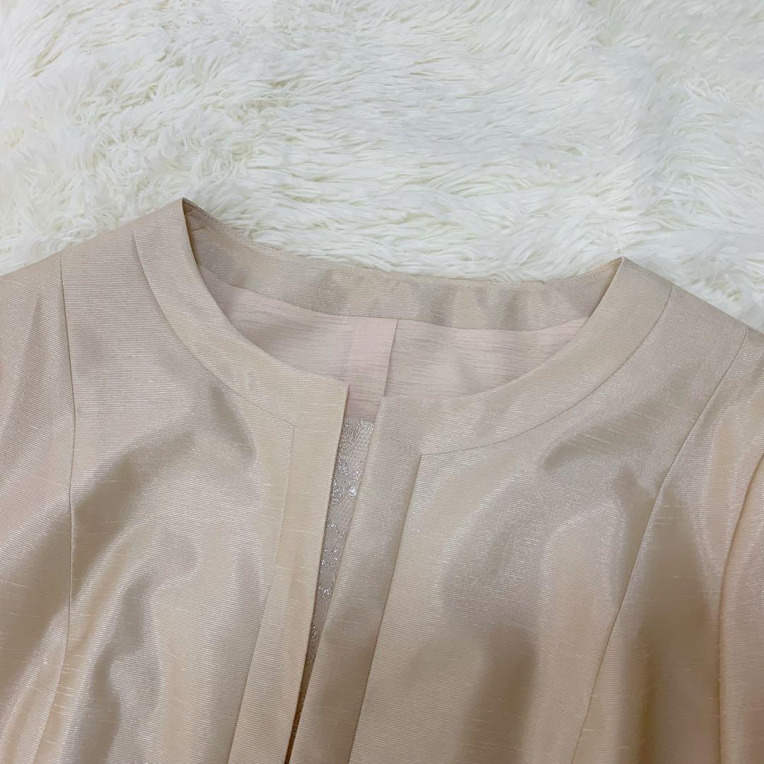 【新品タグ付】 東京ソワール 2WAY レース胸当て付 ジャケット 13号 LL