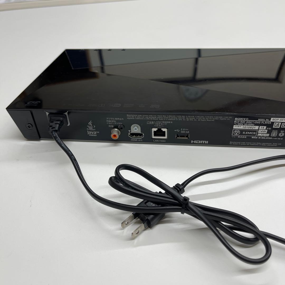 【値下げしました】SONY BDP-S5100 ブルーレイプレーヤー　ソニー