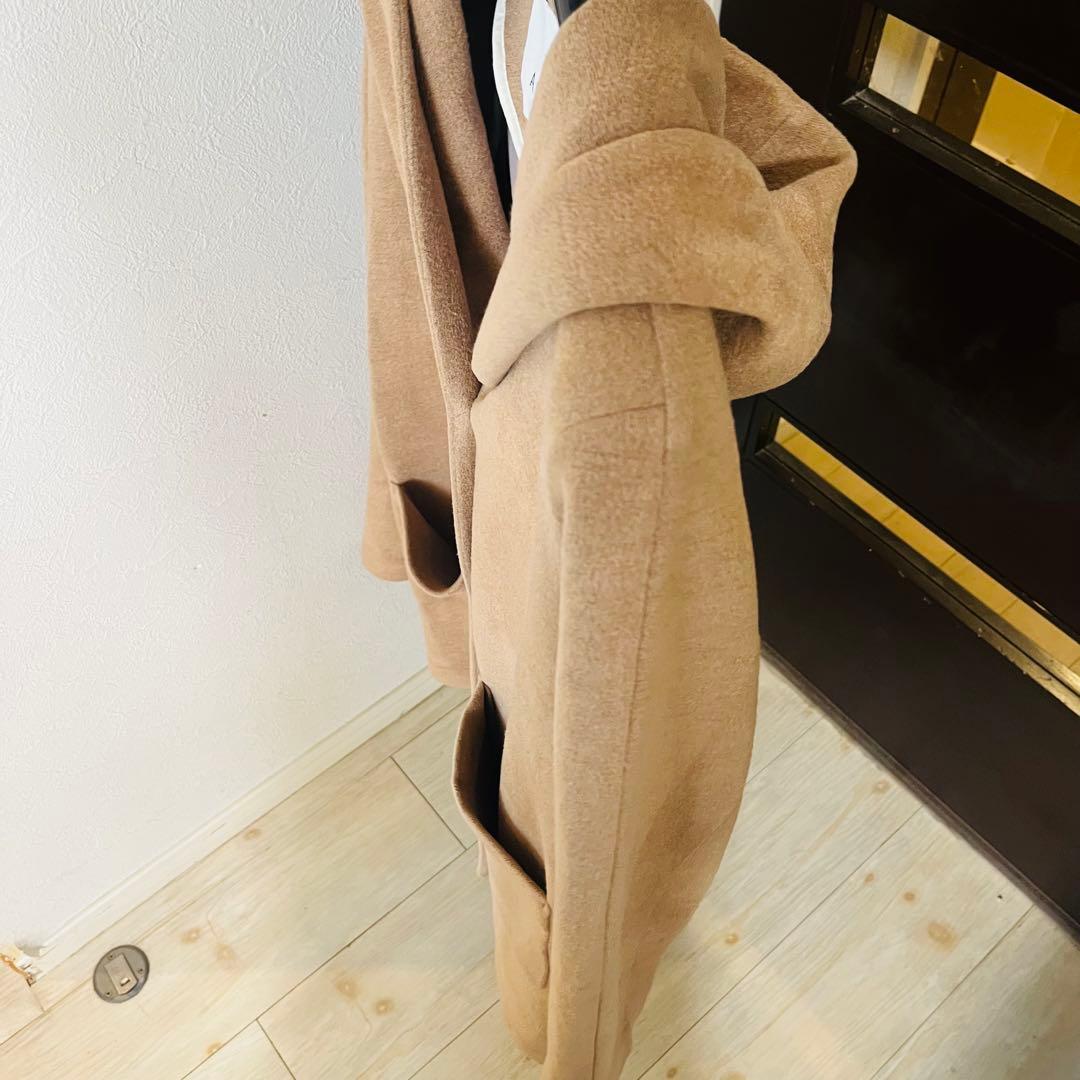 新品☆ANAYI バイカラーボンディングフードコート/セオリー、23区、ロペ