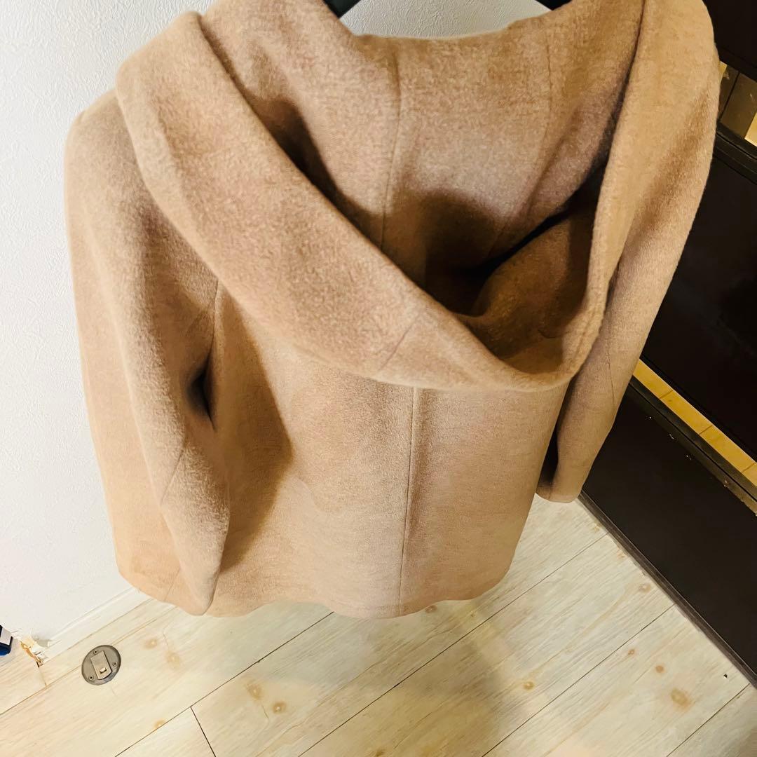 新品☆ANAYI バイカラーボンディングフードコート/セオリー、23区、ロペ