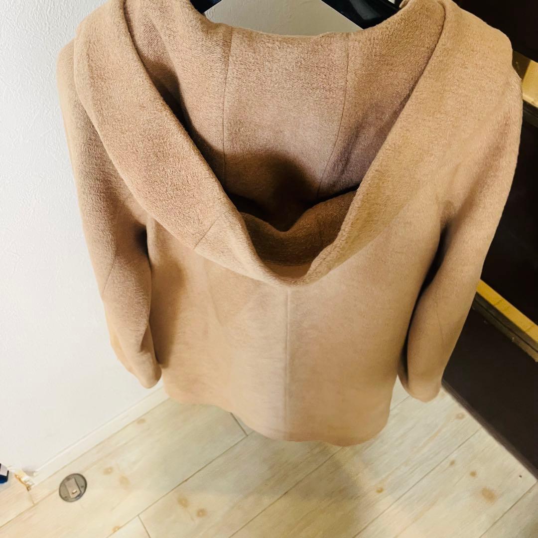 新品☆ANAYI バイカラーボンディングフードコート/セオリー、23区、ロペ