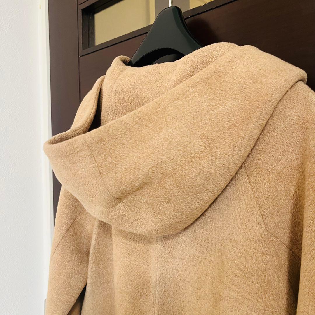 新品☆ANAYI バイカラーボンディングフードコート/セオリー、23区、ロペ