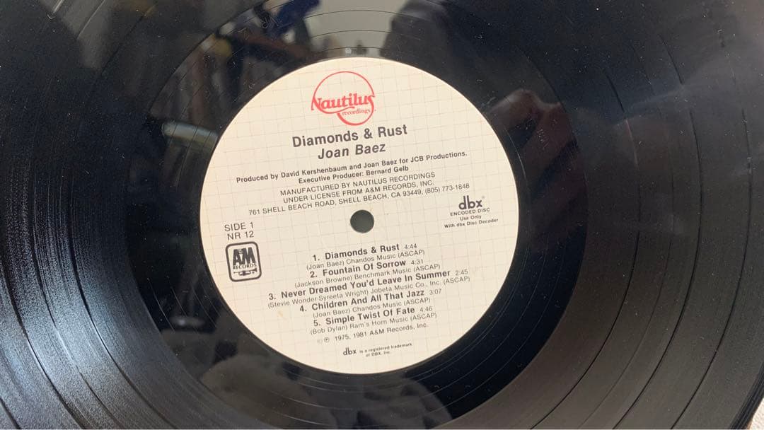 Joan Baez Diamonds & Rust SuperDiscs 高音質