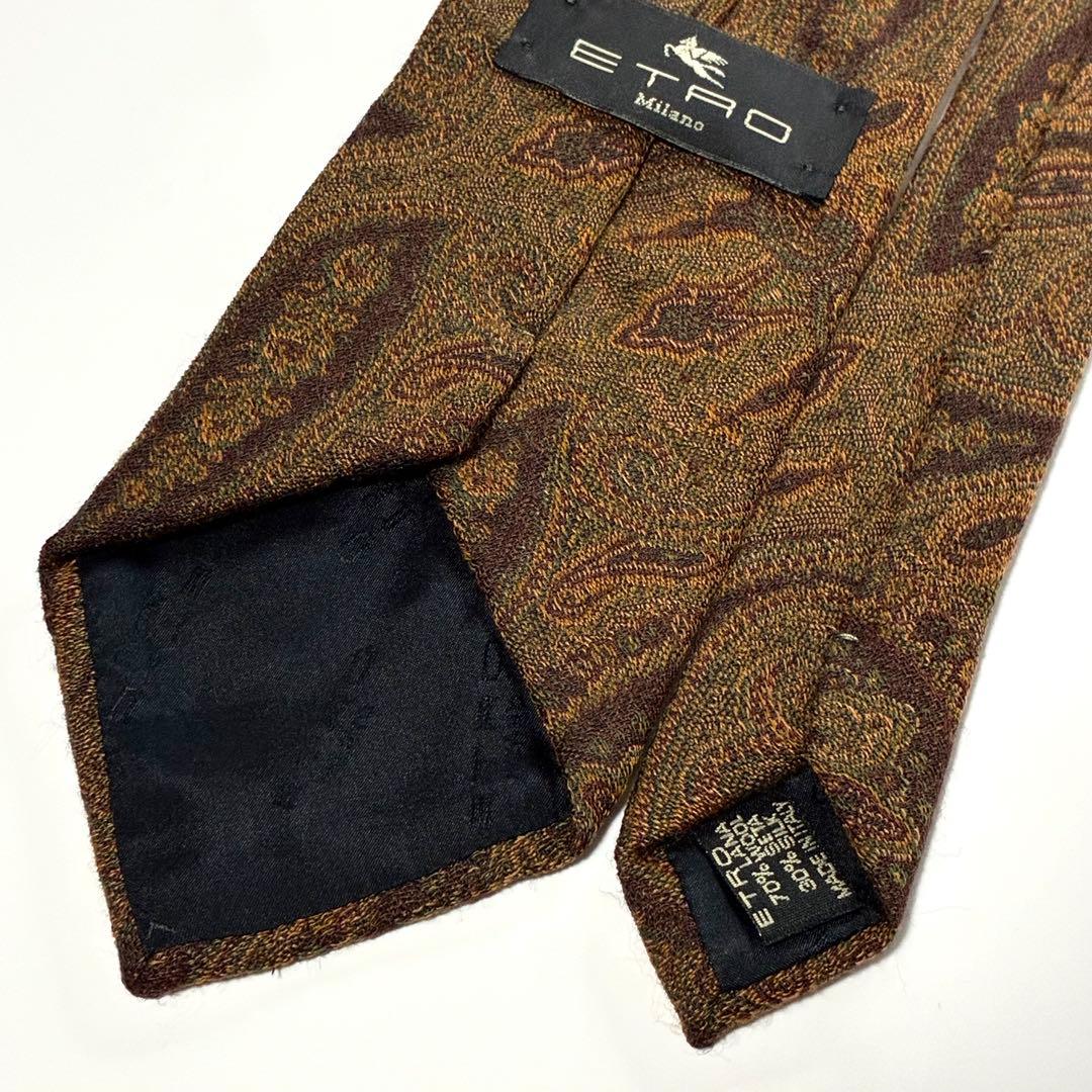 3867✨極美品✨エトロ ネクタイ ペイズリー アラベスク