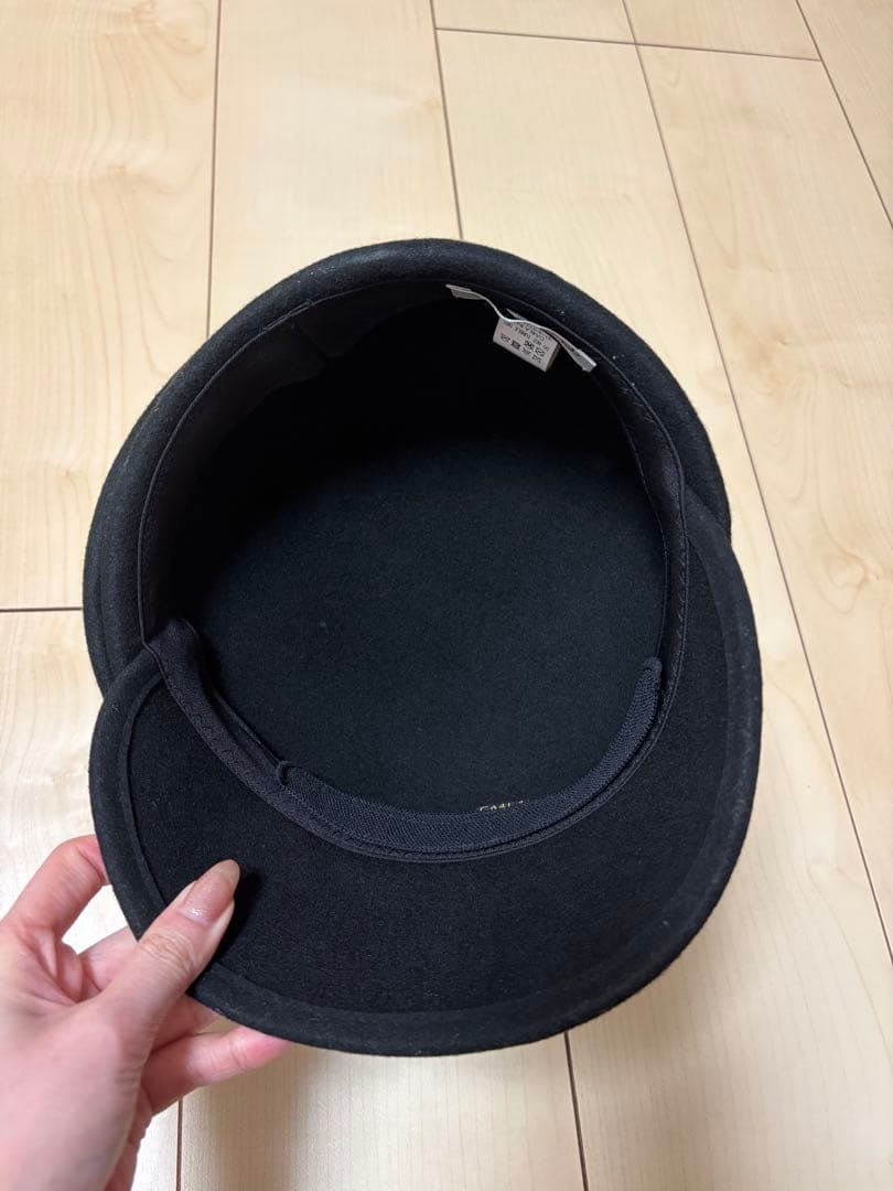 MAY FELT5 ca4la カシラ キャスケット 黒