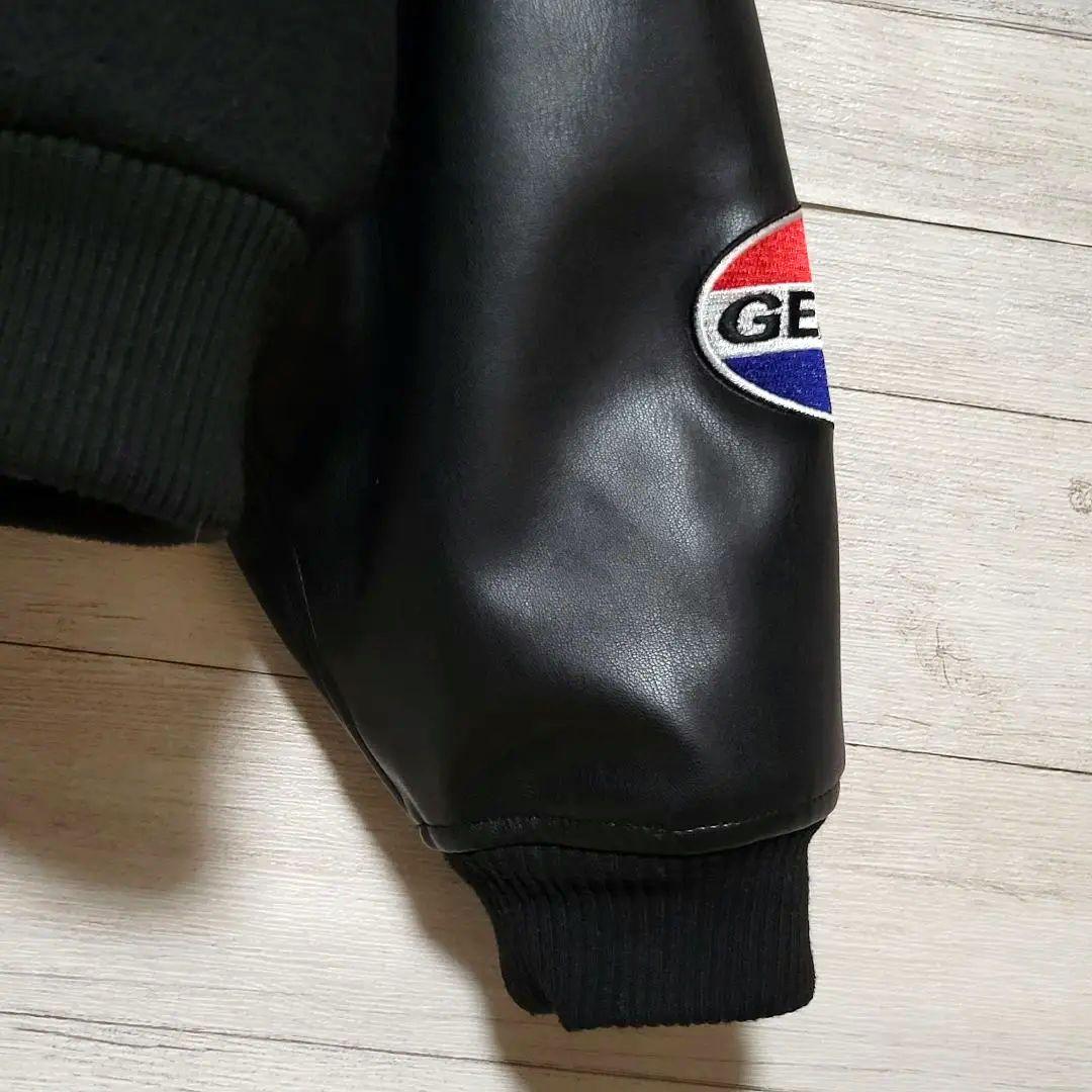 【美品L】HYSTERIC GLAMOUR genzai レザースタジャン 刺繍