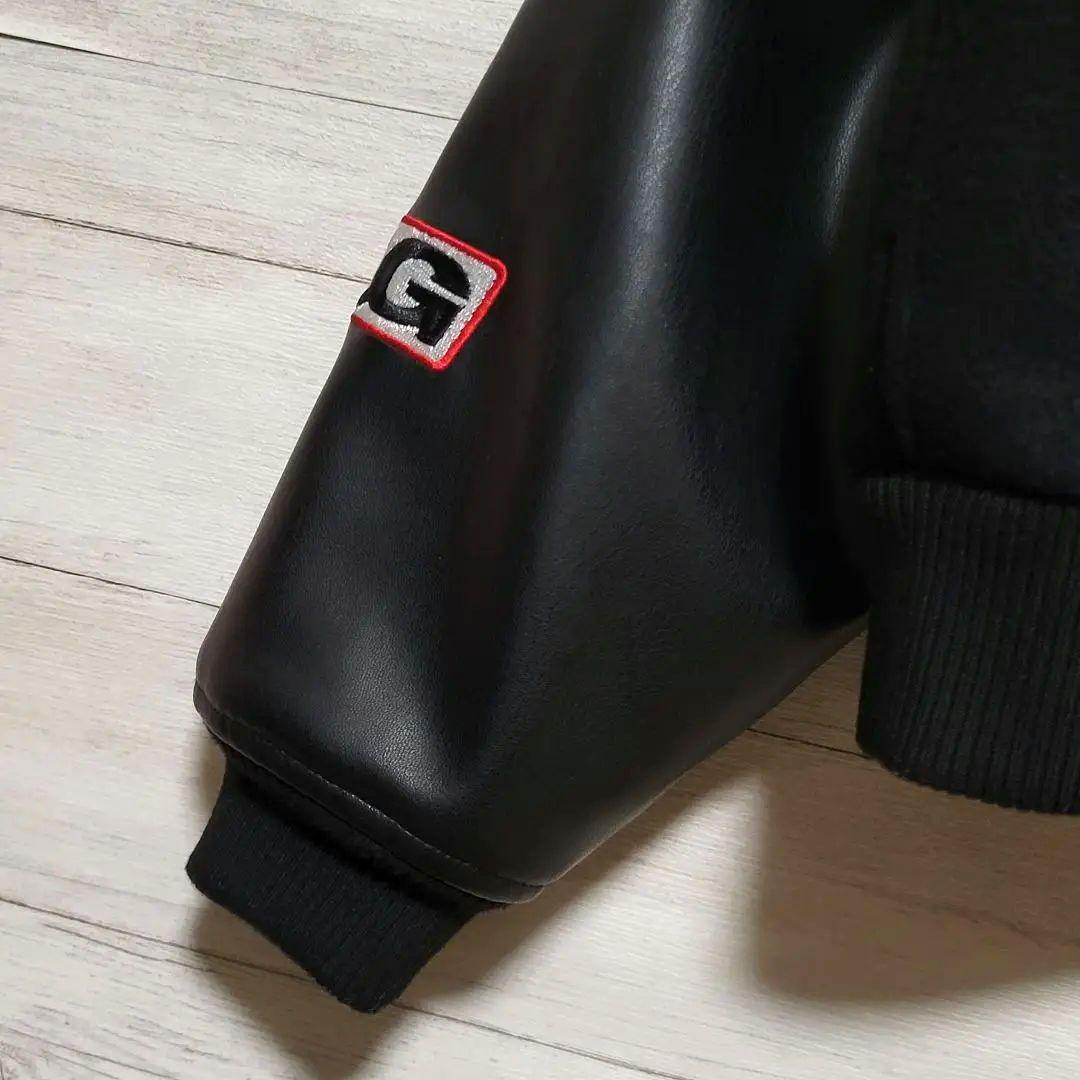 【美品L】HYSTERIC GLAMOUR genzai レザースタジャン 刺繍