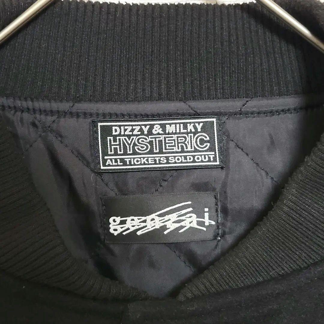 【美品L】HYSTERIC GLAMOUR genzai レザースタジャン 刺繍