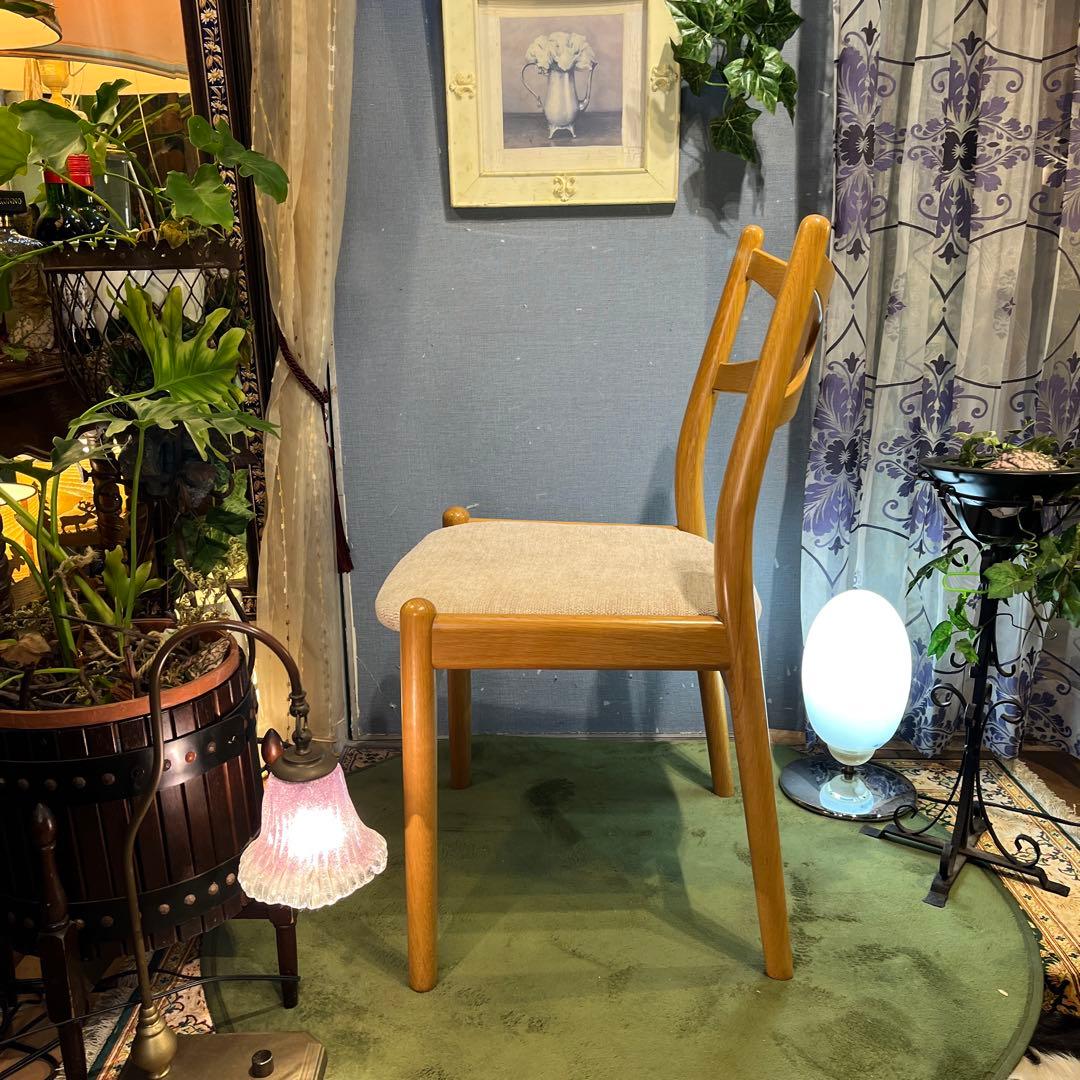 minimalist L 3オークソリッド　オープンバック　デザインチェア