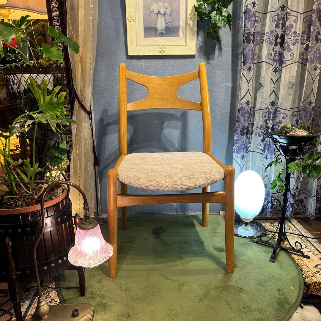 minimalist L 3オークソリッド　オープンバック　デザインチェア