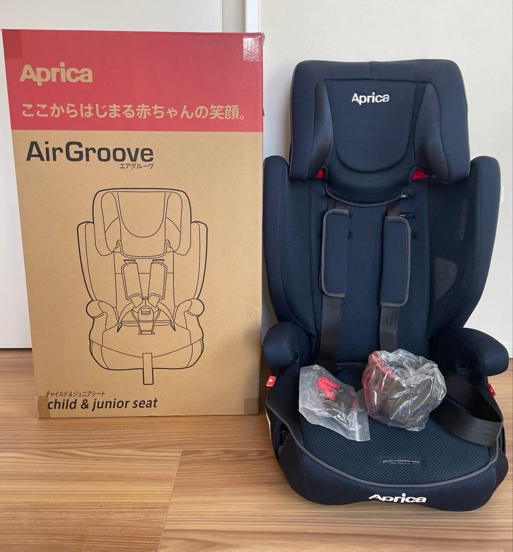 【Aprica】チャイルドシート ジュニアシート エア グルーヴ ネイビー
