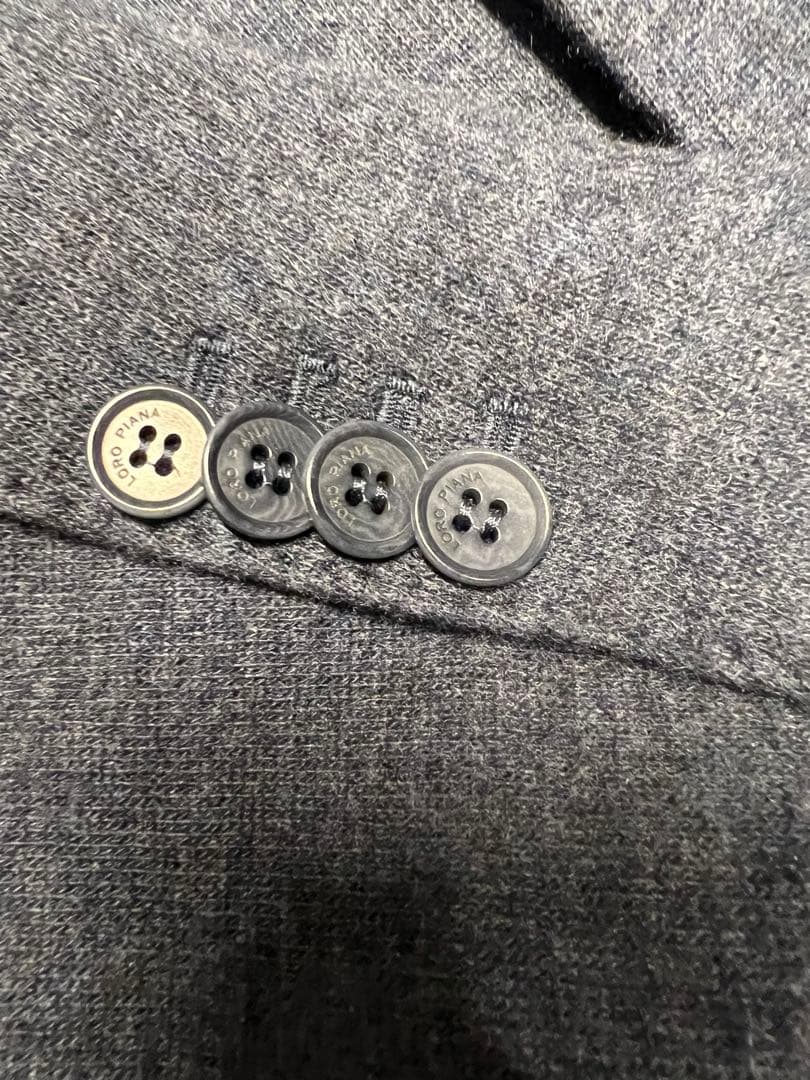 O35★美品★極上ジャージーカシミヤ シングルテーラードジャケット ロロピアーナ