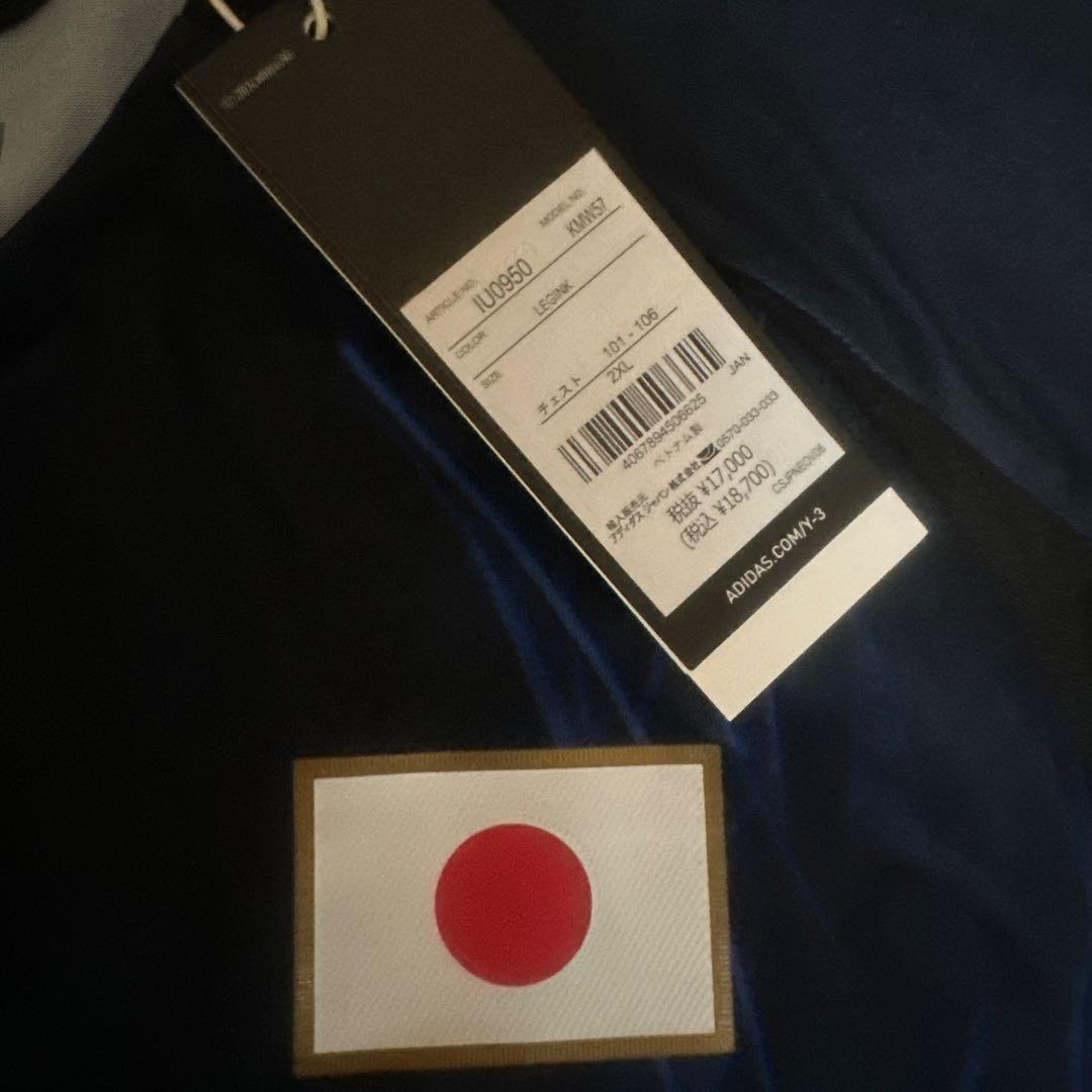 希少 パリオリンピック仕様 Y-3 サッカー日本代表ユニフォーム 2XL 未使用