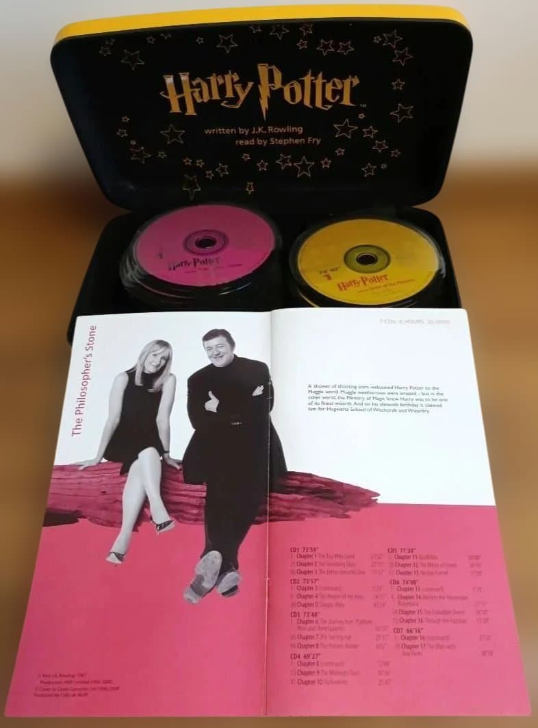 ハリー・ポッター オーディオブック 全話CDセット　朗読はスティーブン・フライ