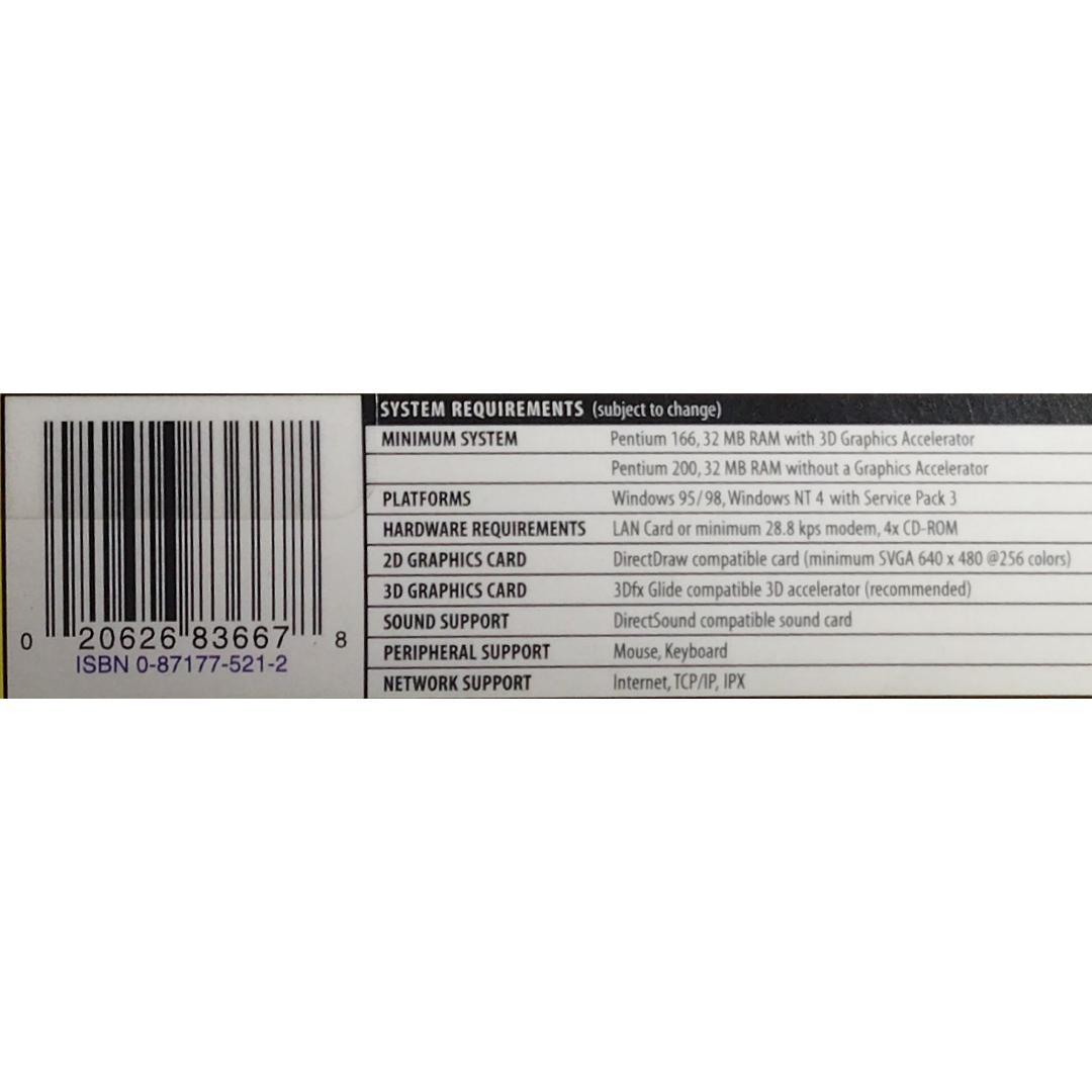 TRIBES 1998年 PCゲーム W95/98 英語版 ( #13307 )