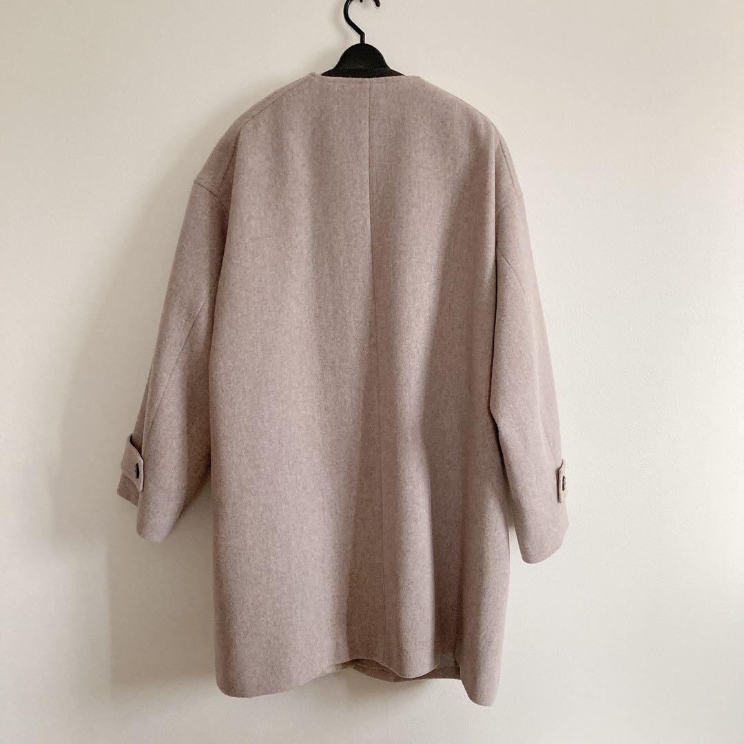 新品未使用！タグ付き　FORK&SPOONウールノーカラーコート