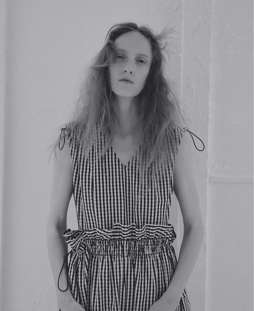 Bibiy. ギンガムチェオールインワン　M