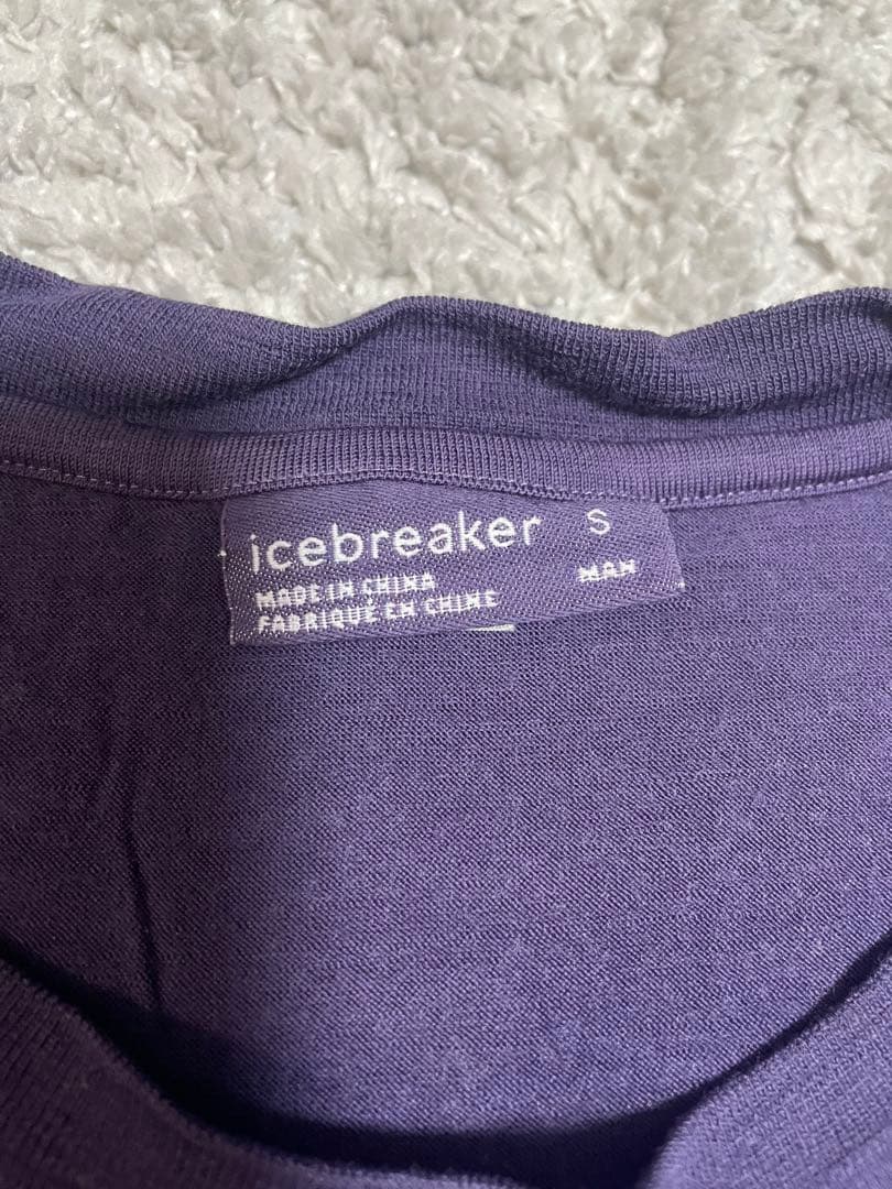 アイスブレーカー　icebreaker ロンＴ　メンズSサイズ