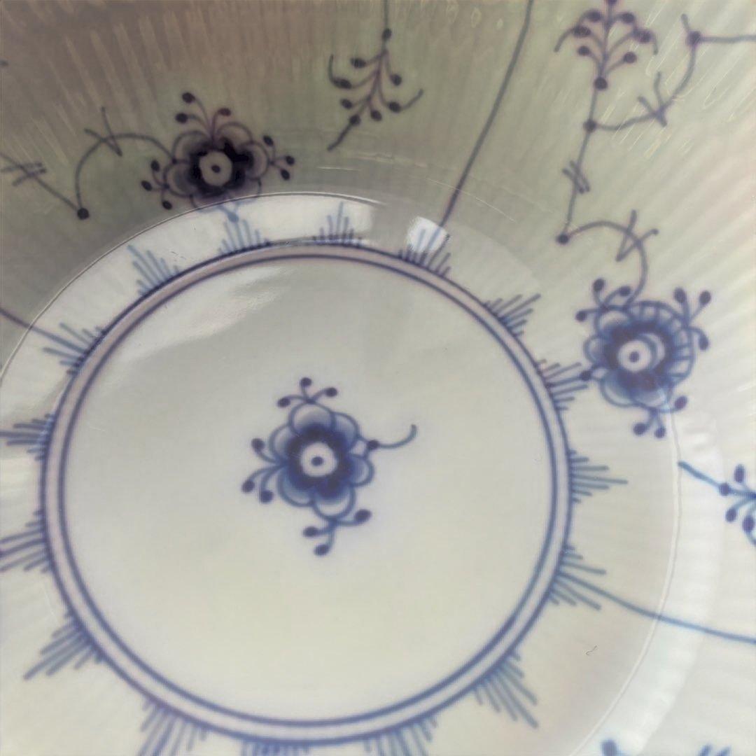 ロイヤルコペンハーゲン ブルーフルーテット　プレイン　ディーププレートセット