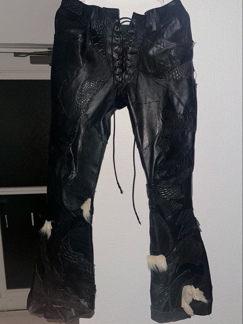 パンツ lgb ifsixwasnine leather pants archive