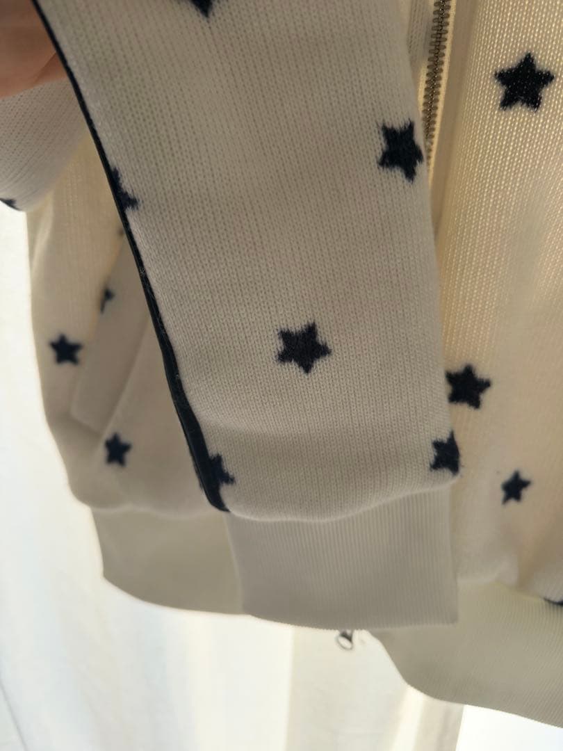 即日発送 SETUPEXE ハートワッペン スタートラックジャケット ホワイト