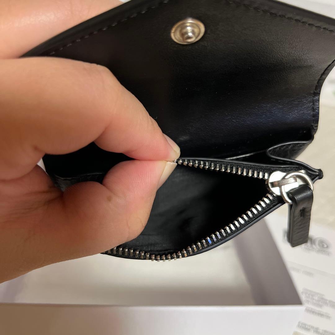 美品 マルジェラ MM6 JAPANESE6 レター型財布