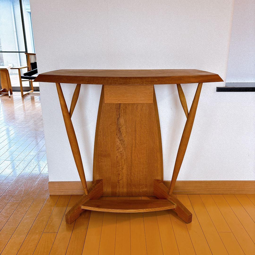 木製コンソールテーブル