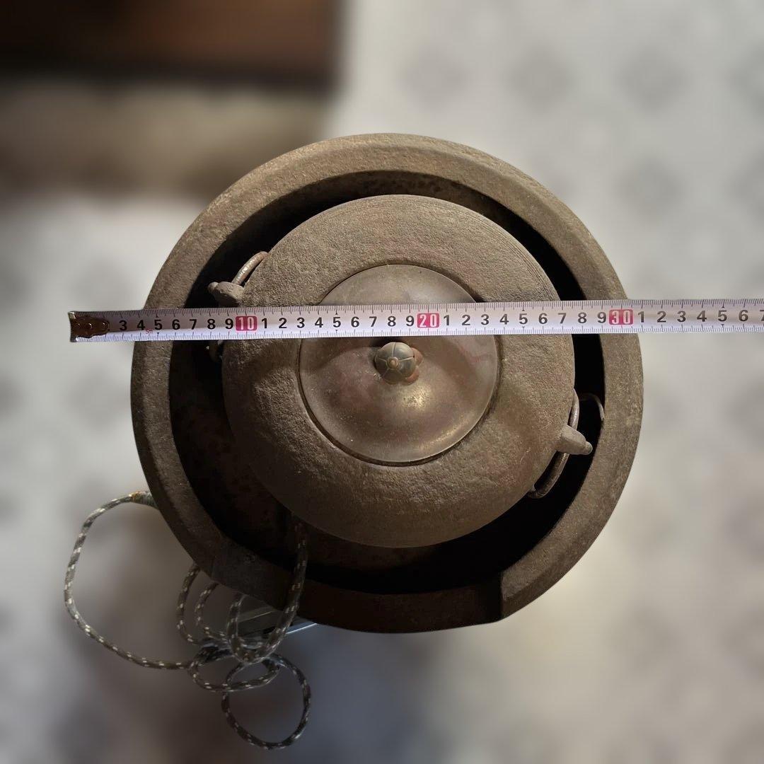 茶道具 茶釜 風炉釜　置台　電熱器 三段切替え式 200/300/500w