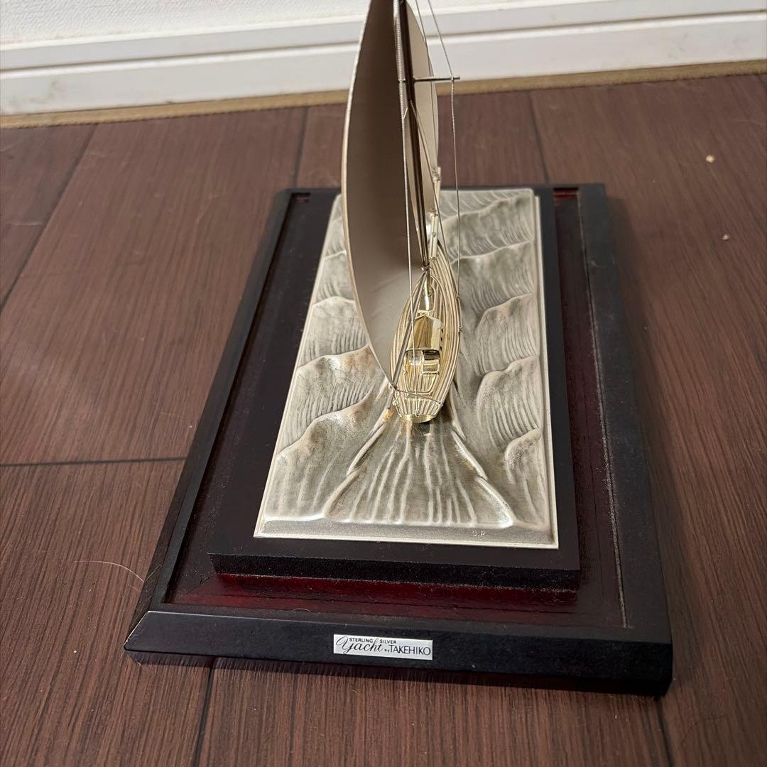 武比古TAKEHIKOヨットシリーズ精巧で瀟洒SILVER985銀細工略歴書付