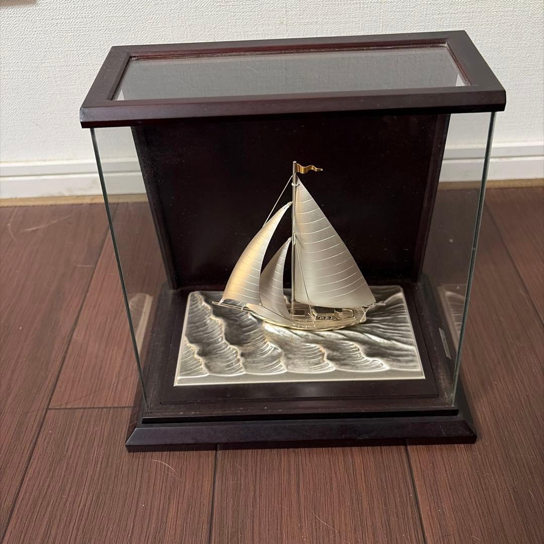 武比古TAKEHIKOヨットシリーズ精巧で瀟洒SILVER985銀細工略歴書付