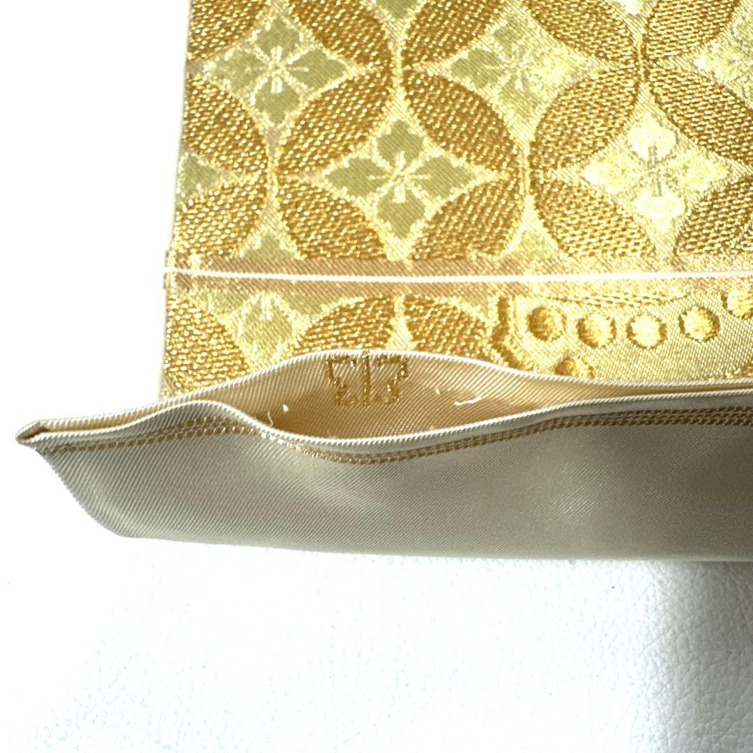 専用帯6144 4831 二点セット●川島織物謹製 高級 正絹 六通 袋帯 七宝