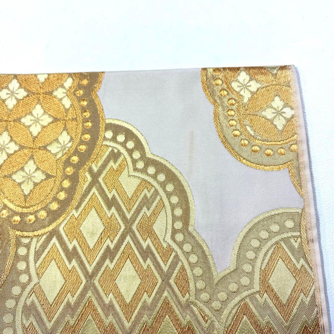 専用帯6144 4831 二点セット●川島織物謹製 高級 正絹 六通 袋帯 七宝