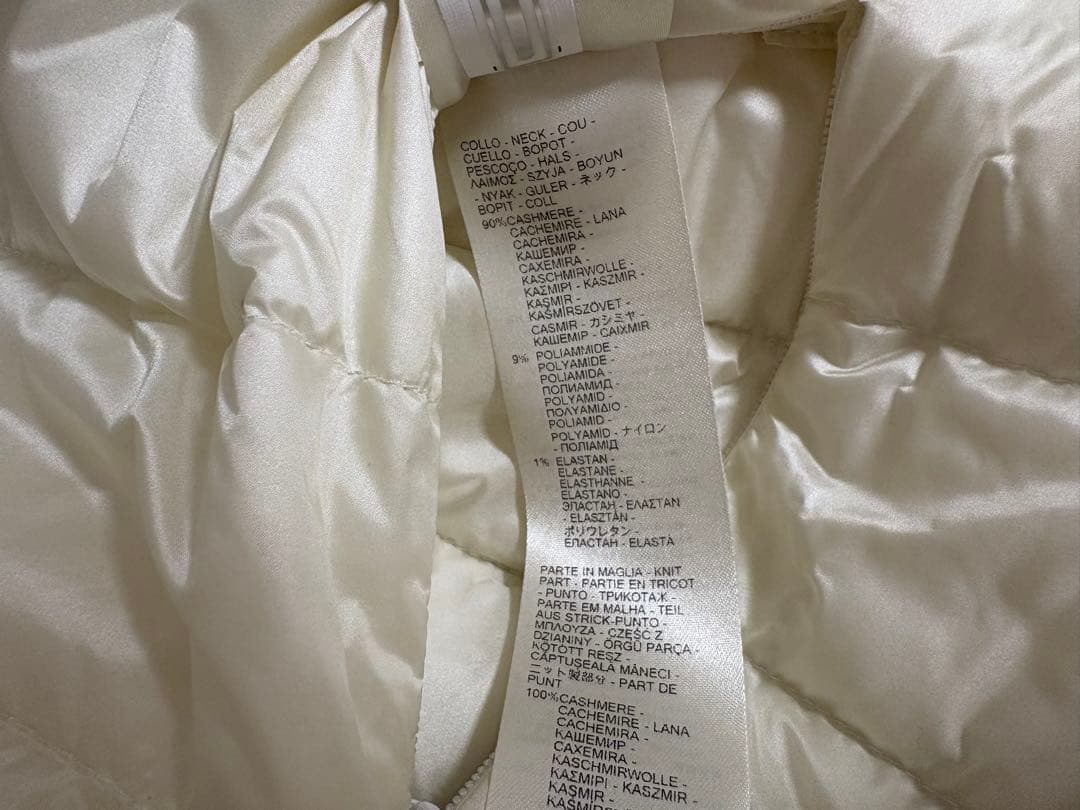 FALCONERI カシミヤ リバーシブル ダウンベスト