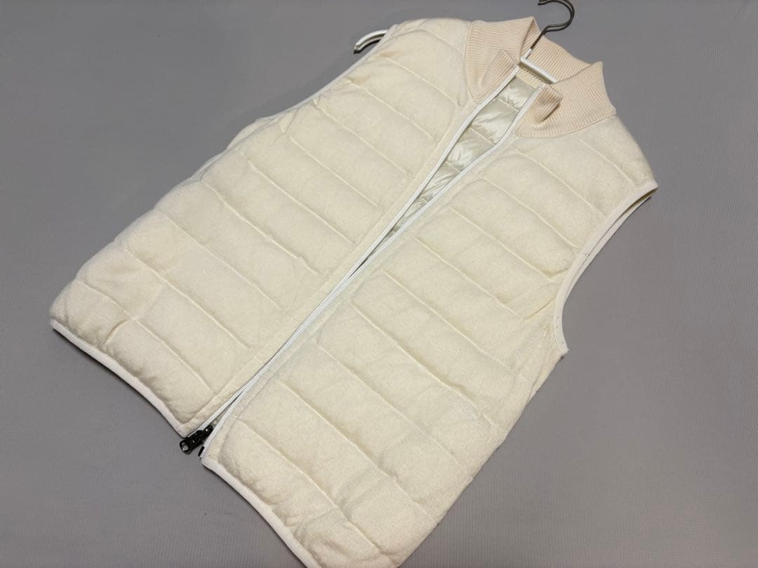 FALCONERI カシミヤ リバーシブル ダウンベスト