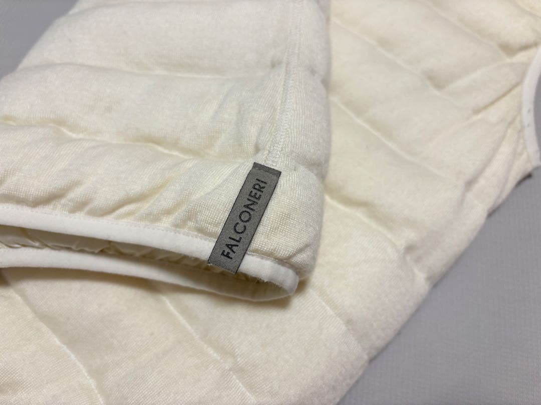 FALCONERI カシミヤ リバーシブル ダウンベスト