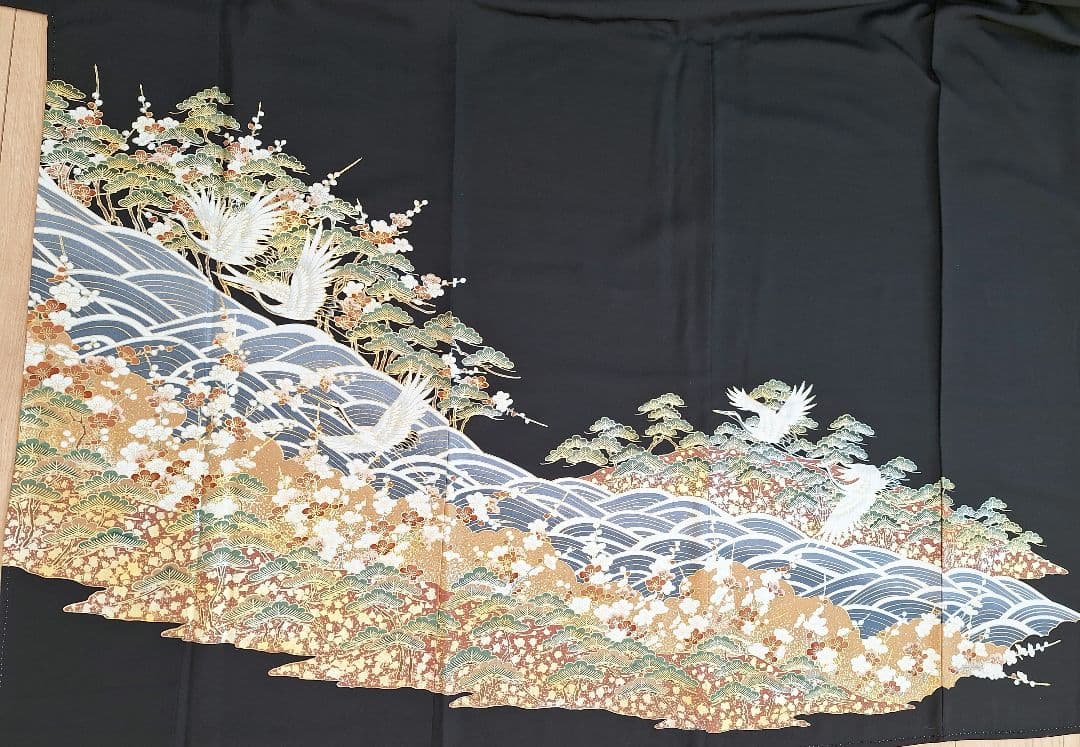 着物リメイクワンピース3677