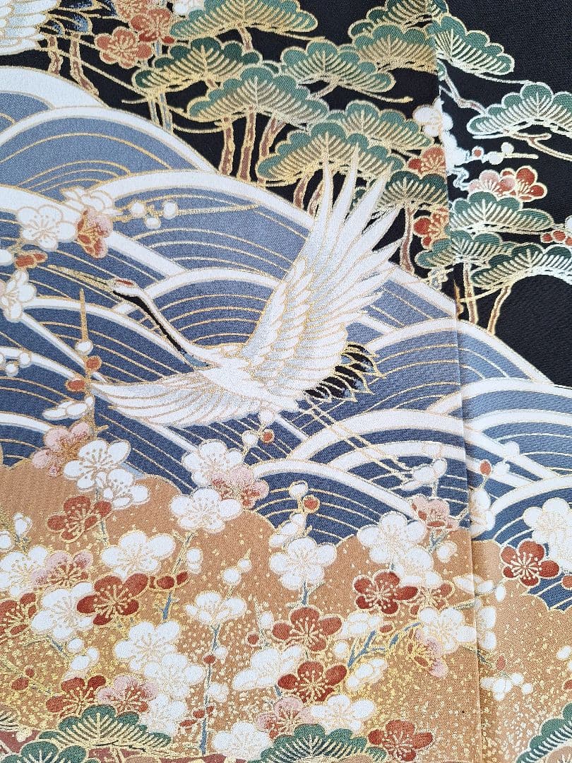 着物リメイクワンピース3677