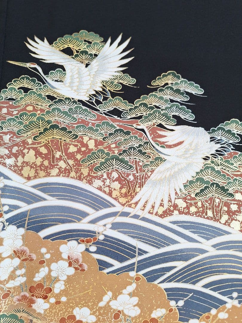 着物リメイクワンピース3677