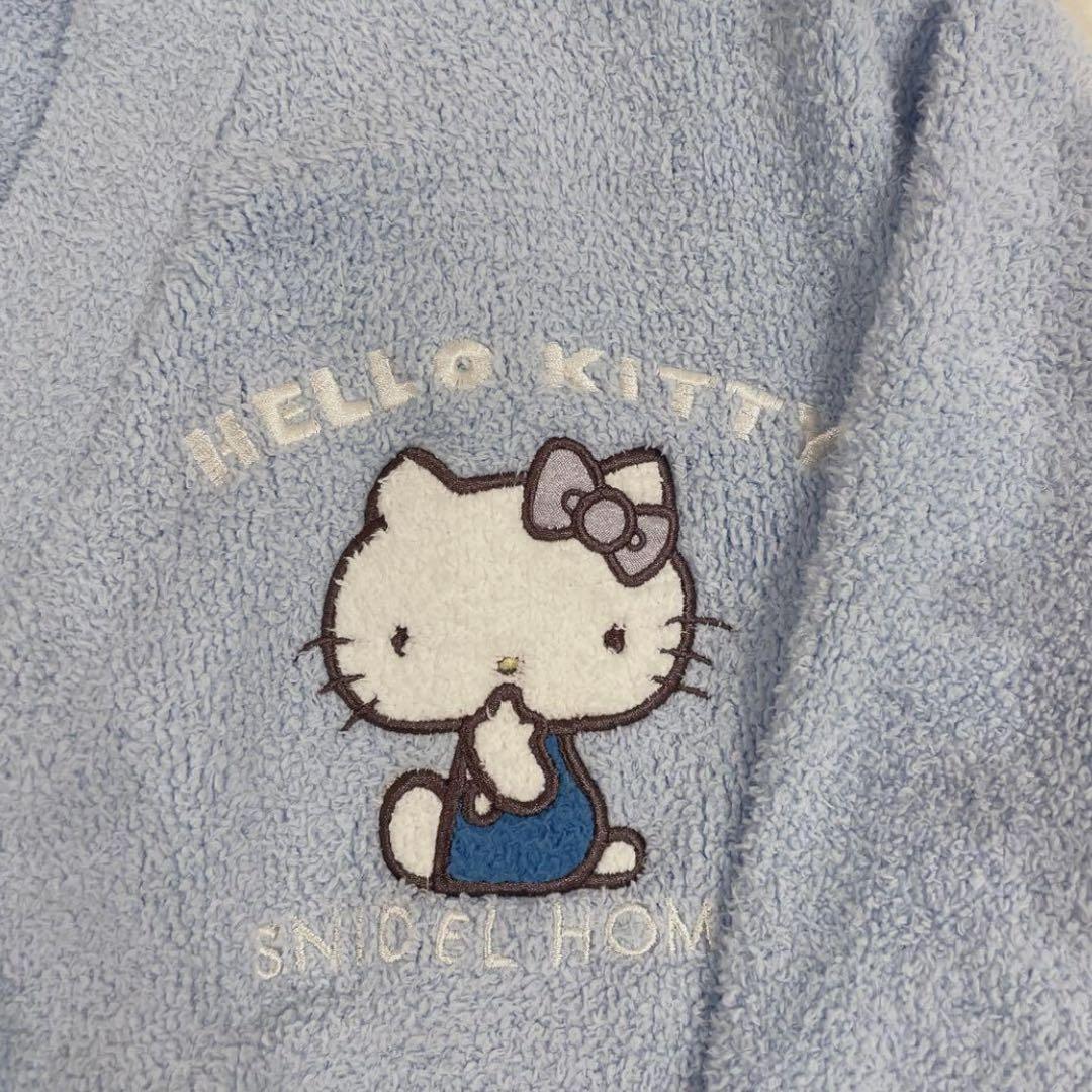 スナイデルホーム【極美品】キティ ニットカーディガン サックス ブルー