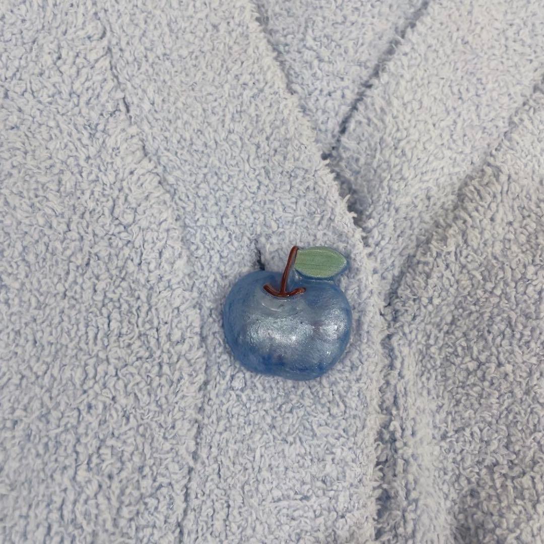 スナイデルホーム【極美品】キティ ニットカーディガン サックス ブルー