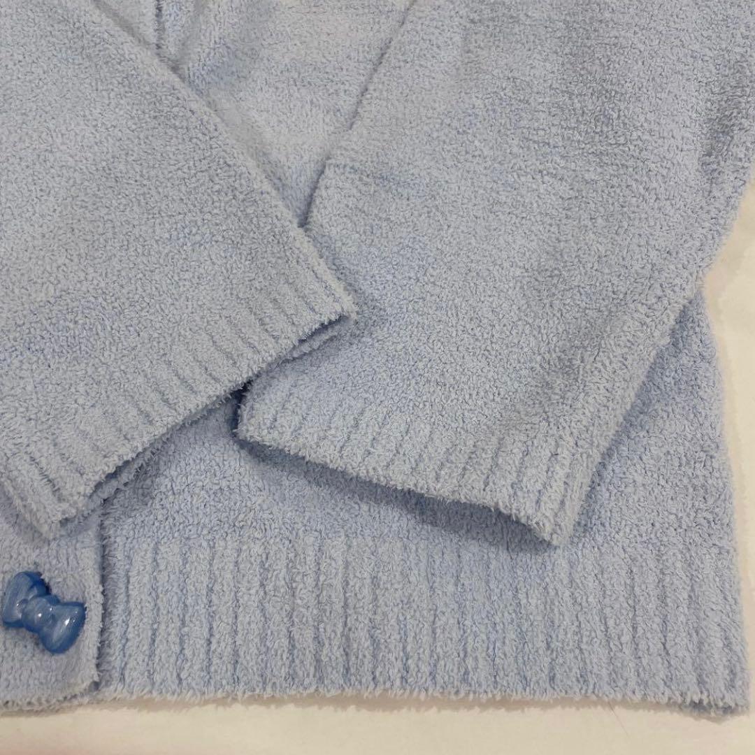 スナイデルホーム【極美品】キティ ニットカーディガン サックス ブルー