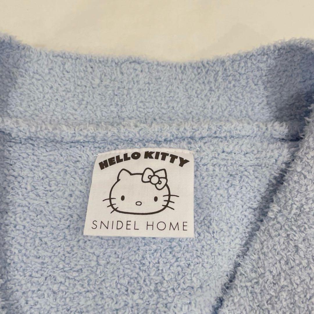 スナイデルホーム【極美品】キティ ニットカーディガン サックス ブルー